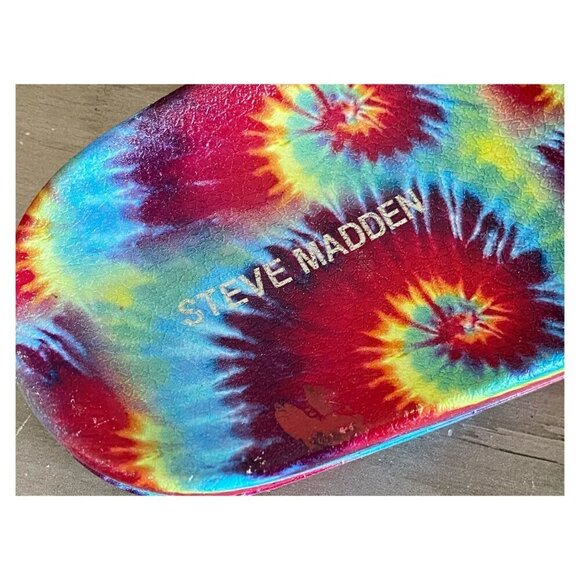 Steve Madden NEW Sena Pool Side Sandal in Bright Multi Rainbow Women's Sz 7M NIB - Picture 5 of 13